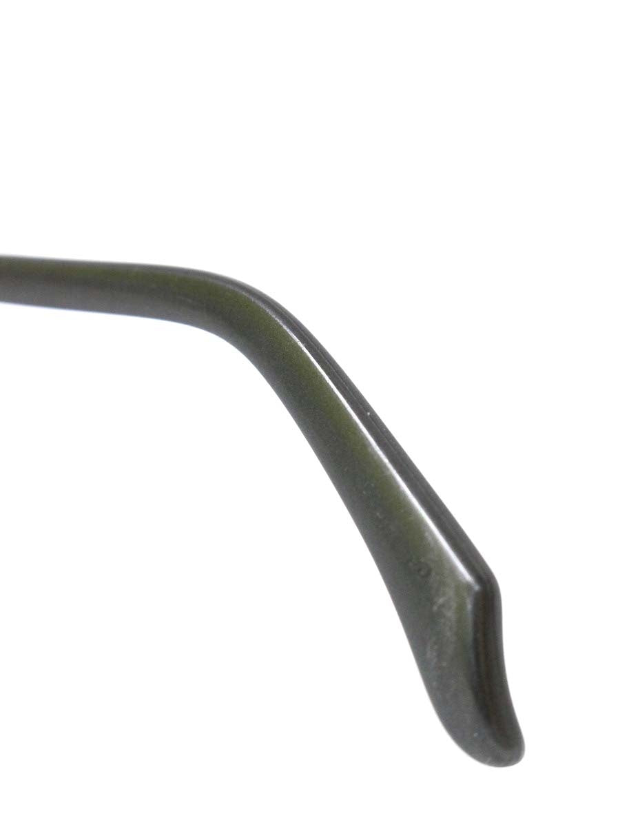 マサキマツシマ MF-1243 メガネ ブラック メタルフレーム ハーフリム（ナイロール）スクエア ITQSTDU04EDG