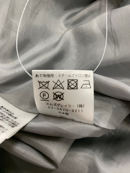 エムズグレイシー 411701 ワンピース 42 グレー ジャージー リボン ITJ2JWZ5EDAZ