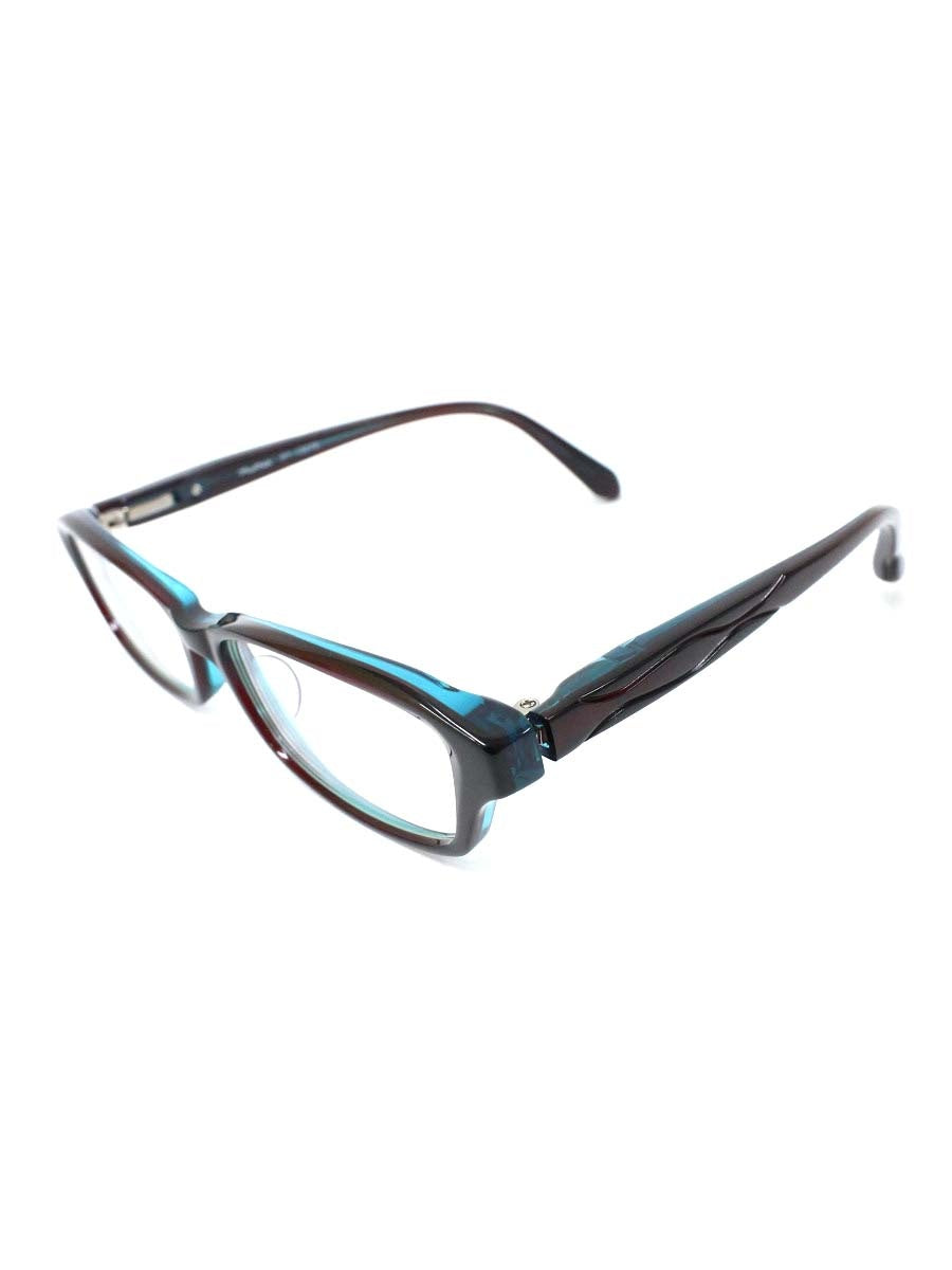 プラスミックス PX-13270 眼鏡 メガネ ブラウン/ブルー セルフレーム フルリム スクエア IT0480F5B1O3 【SALE】