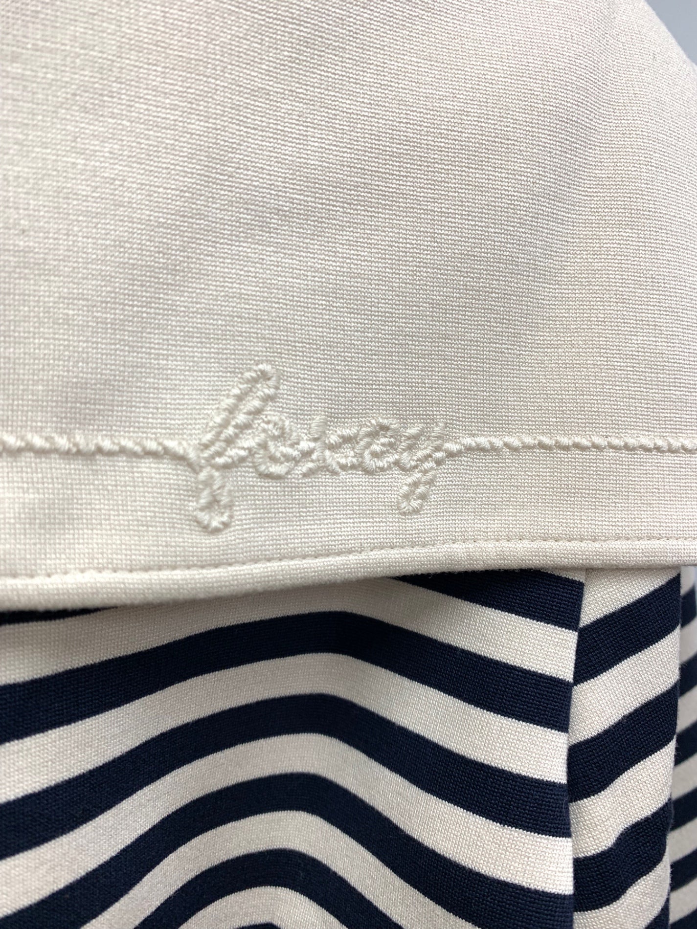 フォクシーブティック Top Venezia 44233 トップス 38 ネイビー ボーダー ITLDQOWAYB1O