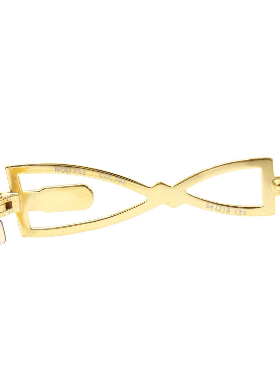 カザール MOD253 メガネ ゴールド メタルフレーム オーバル IT5D3YMCRLOO 【SALE】