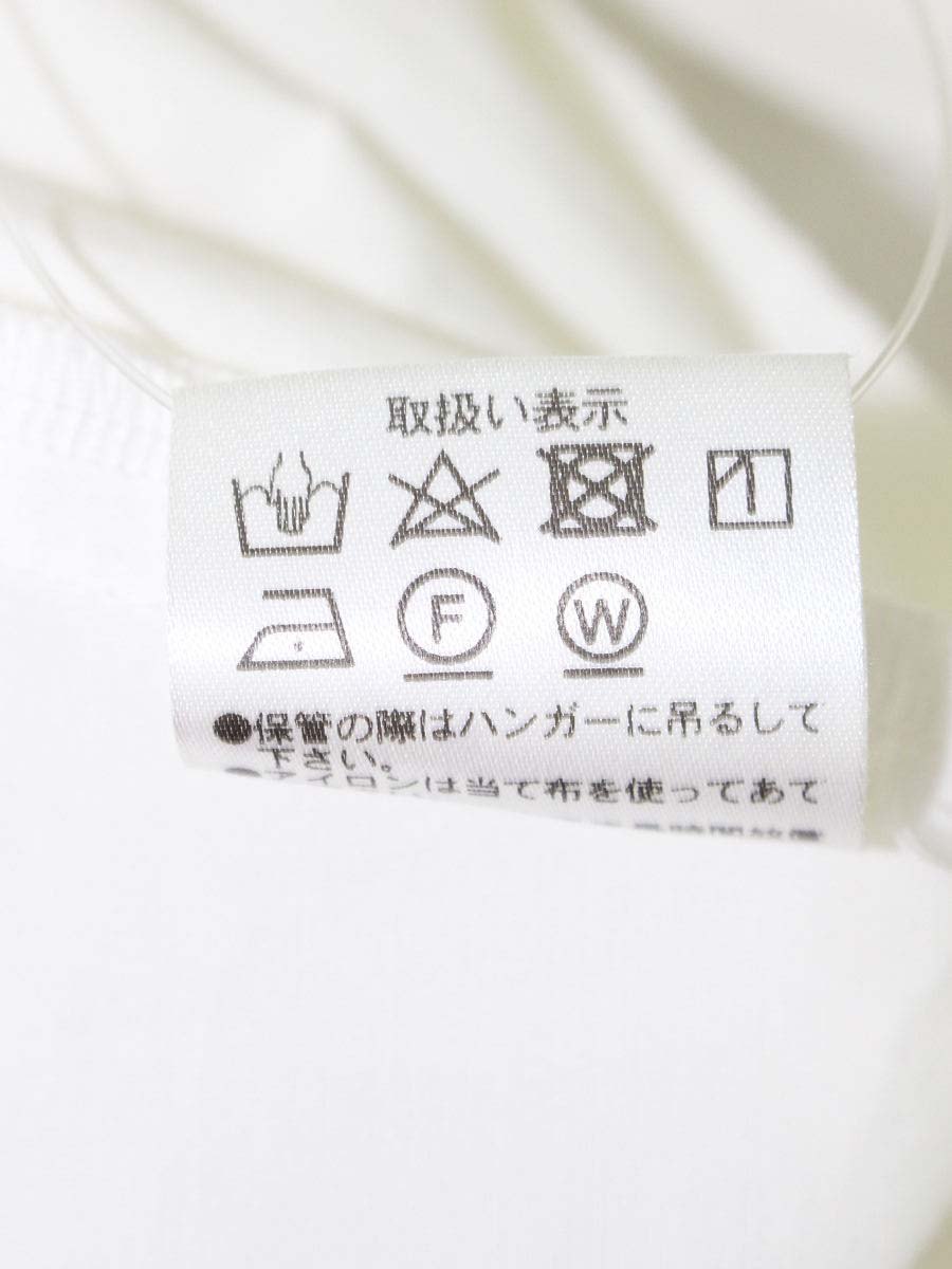 マーロンエノンフィ ブラウス F ホワイト フリル IT2KZB52UHYA