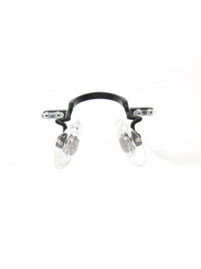 フォーナインズ TW-40AT メガネ ブラック チタニウムフレーム リムレス スクエア ITT0O4XFROOO