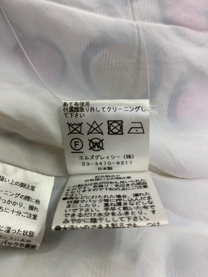 エムズグレイシー 811349 ワンピース 38 ホワイト チェリー ITUUZQBW4XCO