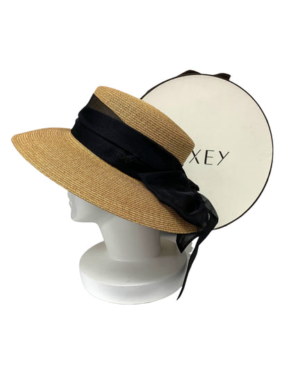 フォクシー ストローハット ベージュ キャペリン カペリン カプリーヌ ITIZLEDU1RUY