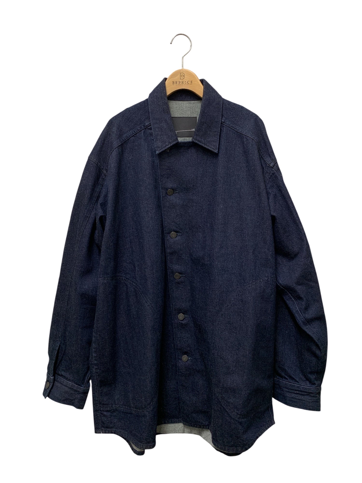 ラッドミュージシャン 12oz DENIM SHIRT JACKET 2124-353 シャツジャケット 44 ネイビー デニム オーバーシルエット ITH3EG7SJSVQ ラッドミュージシャン 12oz DENIM SHIRT JACKET 2124-353 シャツ