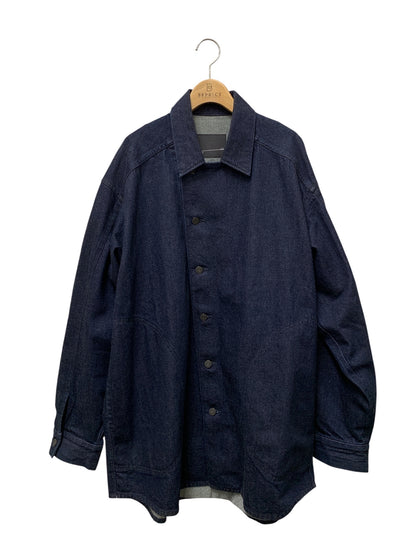 ラッドミュージシャン 12oz DENIM SHIRT JACKET 2124-353 シャツジャケット 44 ネイビー デニム オーバーシルエット ITH3EG7SJSVQ
