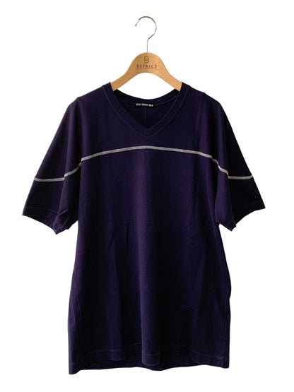イッセイミヤケメン ME11JK413 Tシャツ M ネイビー Vネック ITQ7FYSIFXLA 【SALE】