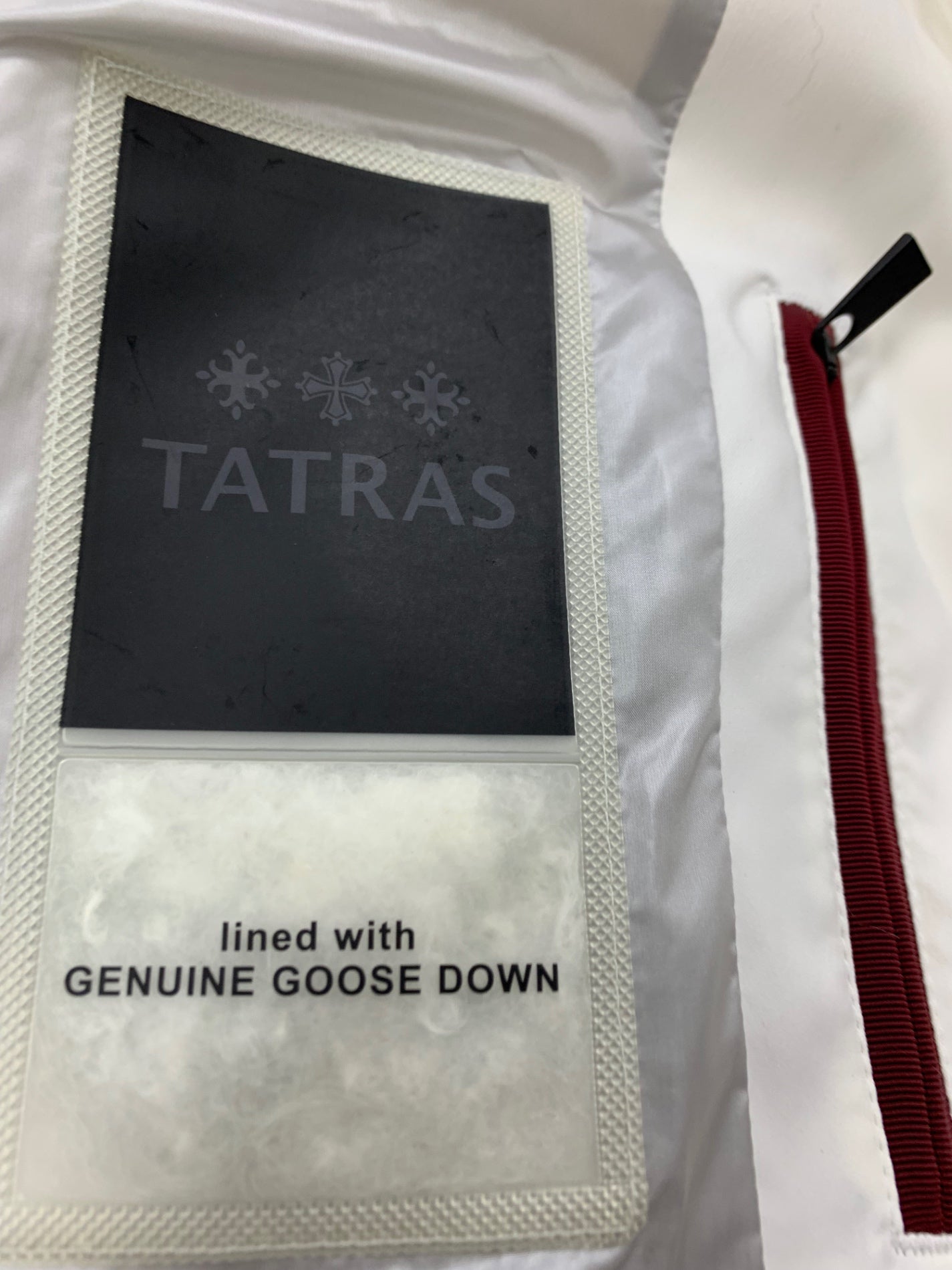 タトラス LTLA20A4179 ダウンジャケット 04 ホワイト フォックスファー ITIFFIQ4HFXW