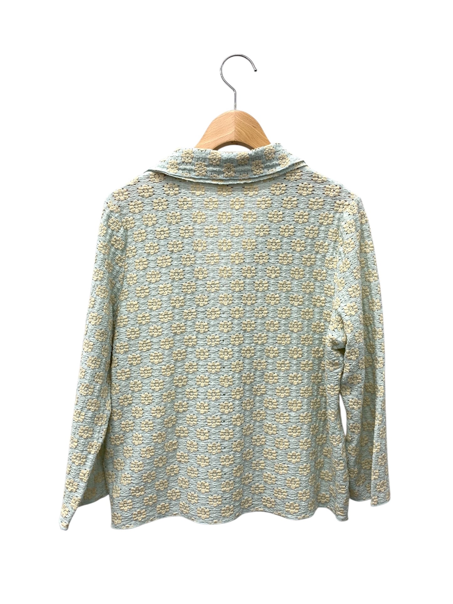 スーパービューティー ジャケット 40 ブルー サマー フラワーモチーフ ITPQH3IAFWIO