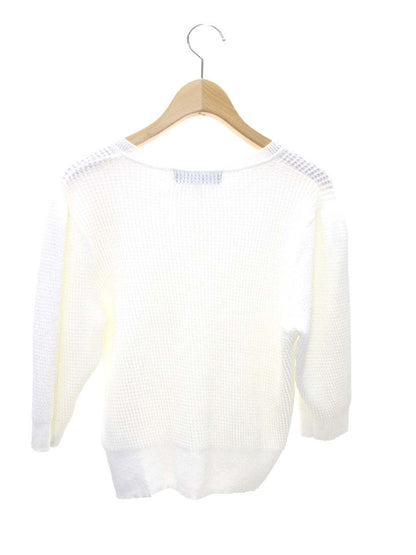 エムズグレイシー 418328 カーディガン 38 ホワイト ITRHX5V79JQA