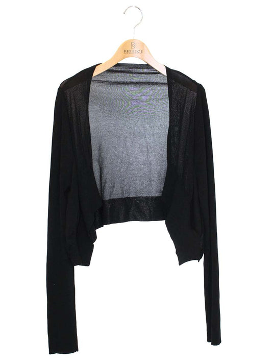 フォクシーブティック Cardigan Petal  42971 カーディガン 40 ブラック ITO794KNUFKE