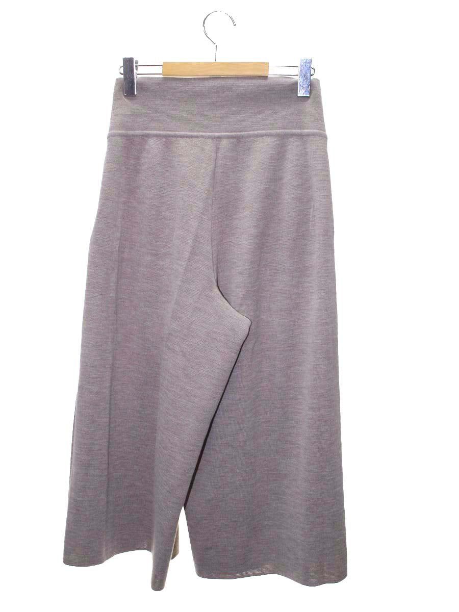 フォクシーニューヨーク collection 37454 ワイドパンツ 40 ベージュ ウール ITRM5CUW8GDY 【SALE】