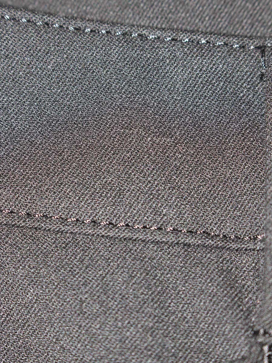 トゥービーシック W5R01-405 パンツ 40 ブラック ストレッチ 裾リボン ITC1CQKOEBQ8