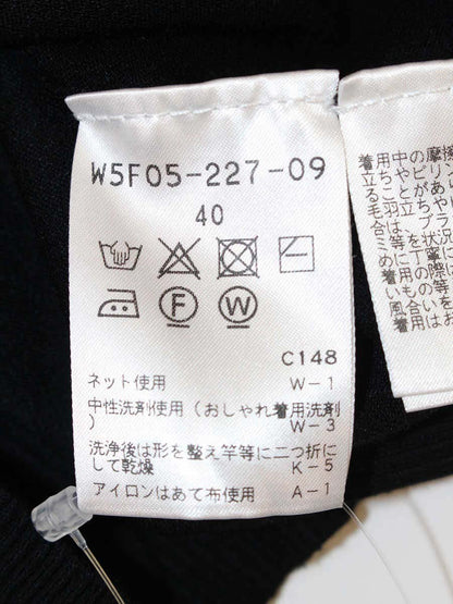 トゥービーシック W5F05-227-09 カーディガン 40 ブラック パールビジュー IT9MPOZV4HA5