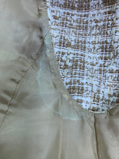 フォクシーブティック Dress Victoria 40543 ワンピース 38 ベージュ ツイード IT2XKTGSIY8Q