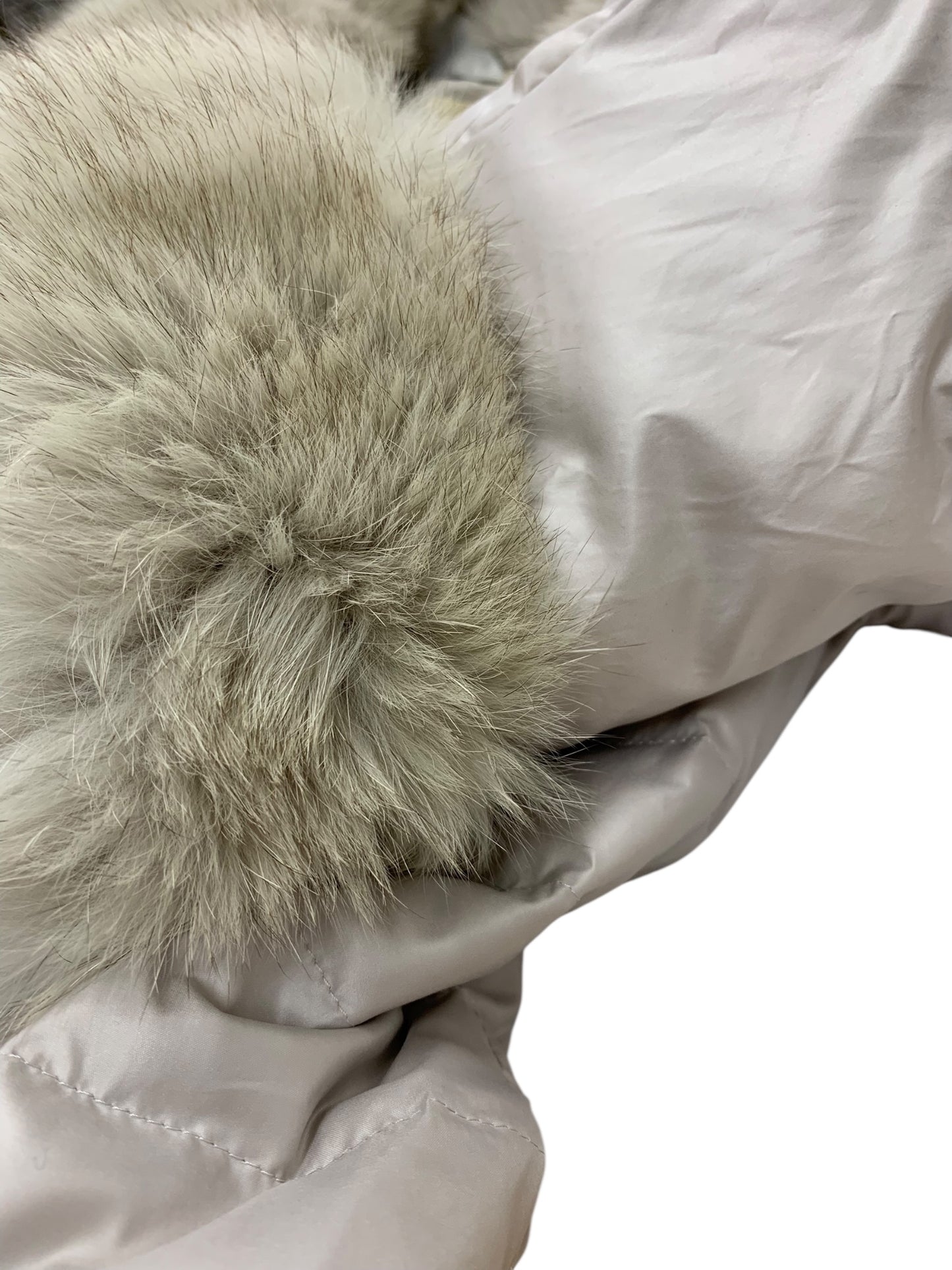 ヴァニラコンフュージョン ダウンコート RFLW0901 ブルーフォックスファー付き 38 グレー IT490SRJJZSU