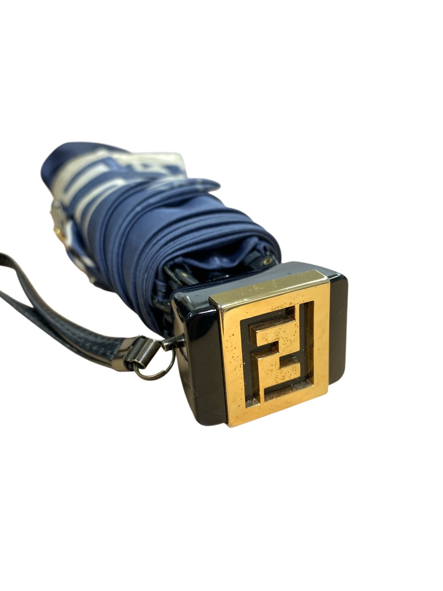 フェンディ 折りたたみ傘 ネイビー ズッカ柄 ITL0IRFGC0EX