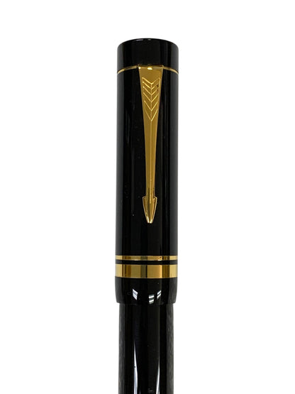 パーカー 万年筆 デュオフォールド センテニアル(復刻初代90年) ブラック F 18K IT84Z6C17OFW