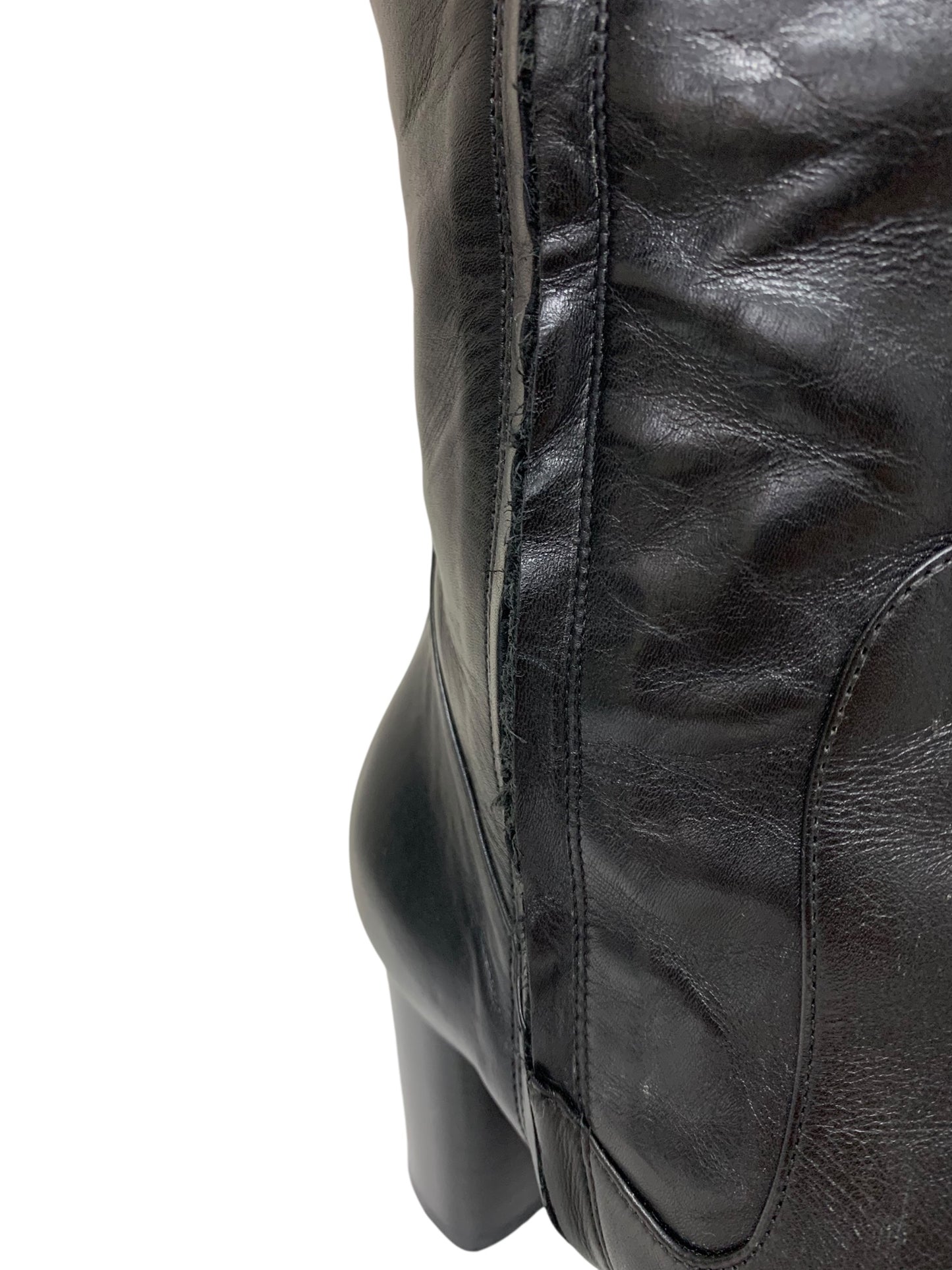 マックスマーラ ブーツ 37 ブラック ラウンドトゥ サイドジップ ITSOM4PDEUV4 【SALE】