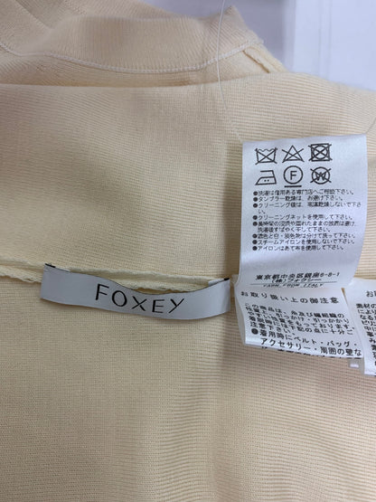 フォクシーブティック  Knit Top Deneuve 38993 38 アイボリー 2019年増産品 IT5GDJ8T045C