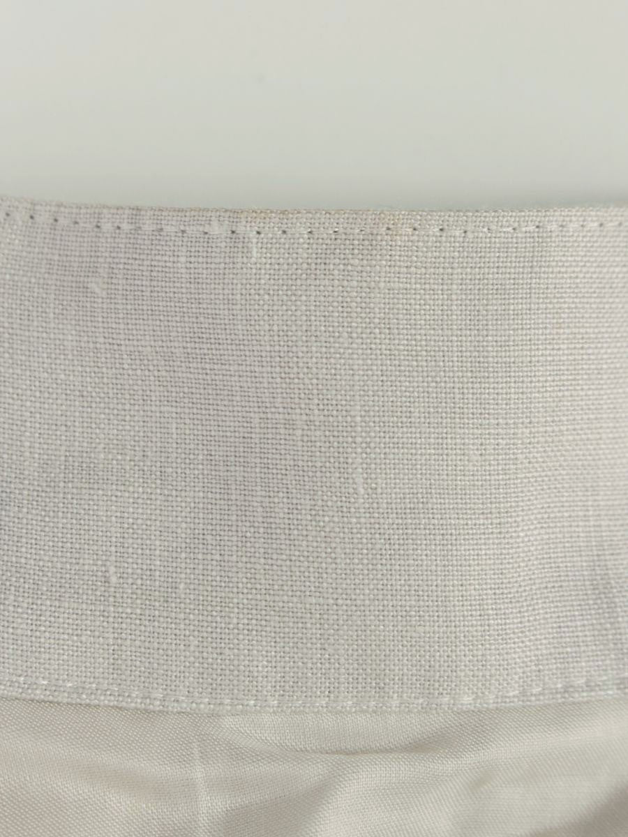 フォクシーブティック A-Line Pleated Skirt 36910 スカート 38 グレージュ リネン SP品 ITSRXOJVWZEQ 【SALE】