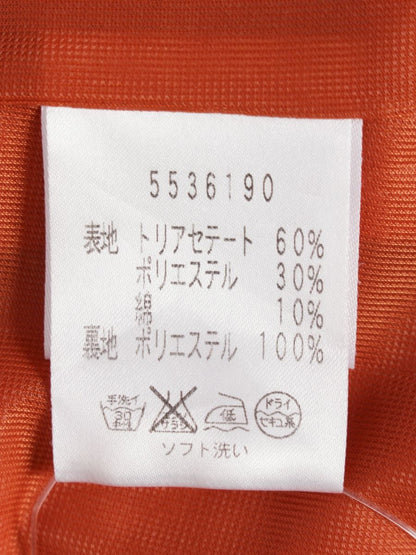 ルネ 5536190 ワンピース 38 コーラルオレンジ フレアー ITHQ08TTK94E