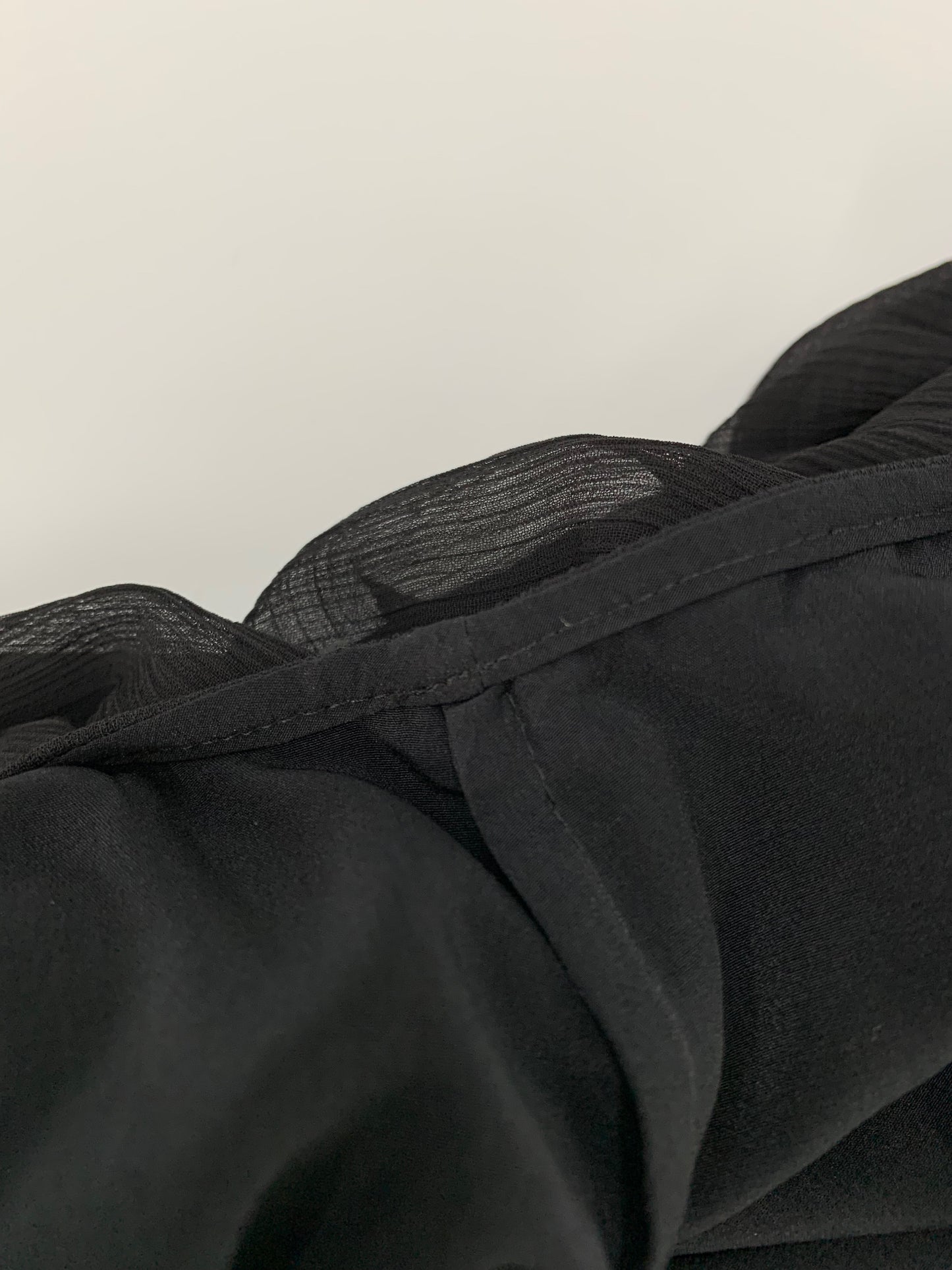 アディアム Sleeveless Plisse Dress 41808 ワンピース 0 ブラック フリル IT510QJ3VEZ5