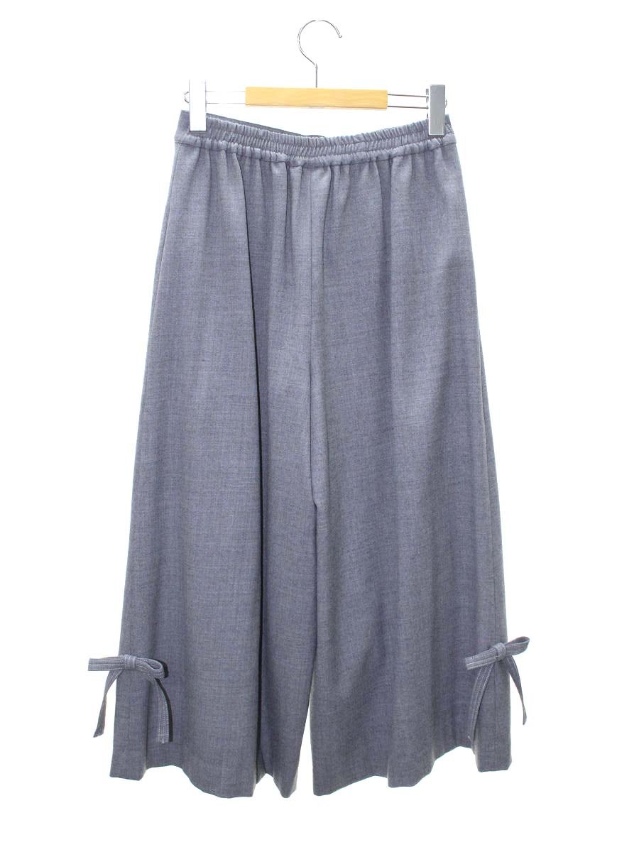 エムズグレイシー 016510 パンツ 36 グレー ウール混 ITGPJRIAK0AY