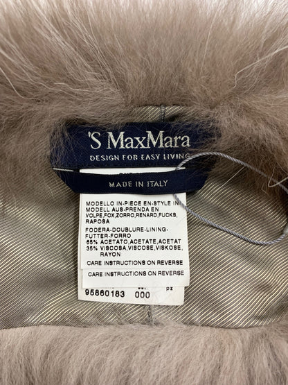 エスマックスマーラ 9586183 マフラー グレー フォックスファー ITW2D2RSFCO4