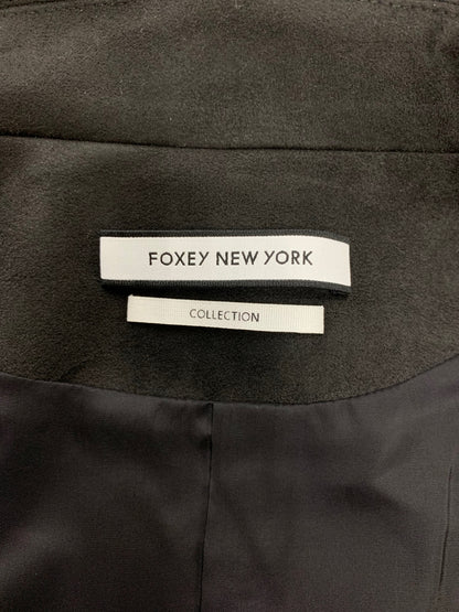フォクシーニューヨーク collection Suede Jacket 39211 ジャケット 40 ブラック ITPE8UF048SE