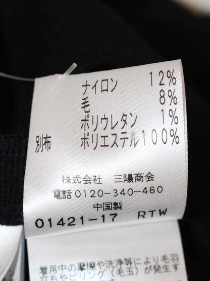 トゥービーシック W5P14-693-09 ワンピース 40 ブラック フラワーモチーフ ティアード IT6JSQNABKZG