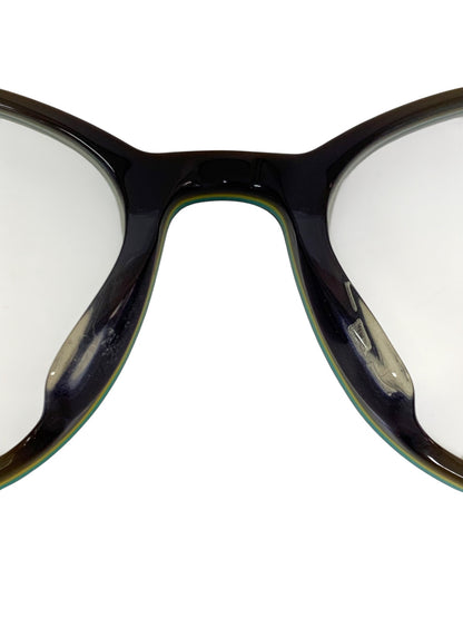 ドックス DOX P52 HANDMADE メガネ ブルー IT3F12AW4TLW