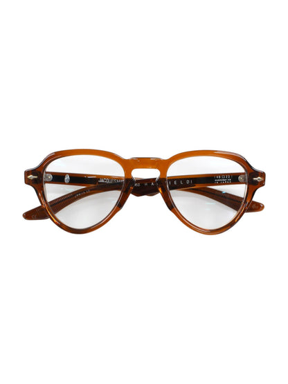 ジャックマリーマージュ HATFIELD JMMDA-1D メガネ ブラウン ハットフィールド セルフレーム フルリム ティアドロップ ITA0QRO1664U