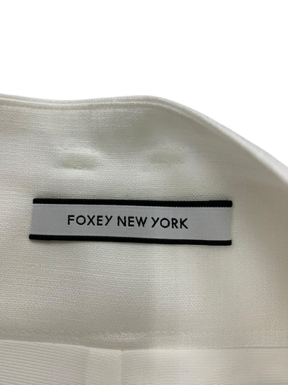 フォクシーニューヨーク Relax Linen Pants 40740 ワイドパンツ 38 ホワイト ITTD4U678BNW