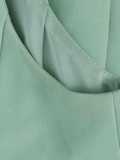 フォクシーニューヨーク 2way モッズドレス 40533 ワンピース 40 ブルー IT5CPR67J724