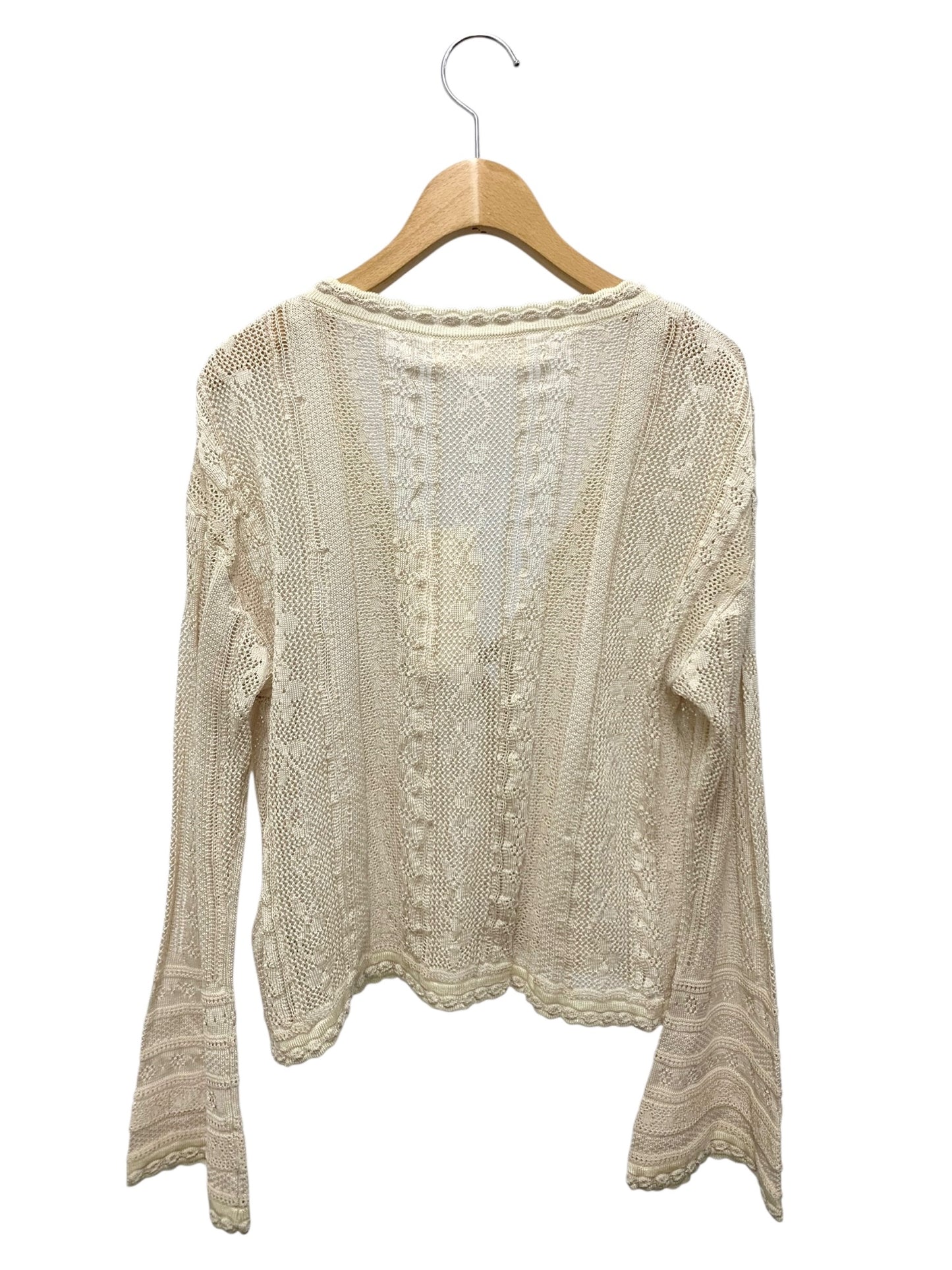 マメクロゴウチ Traditional Curtain Lace Knitted Cardigan MM21SS-KN030 カーディガン 2 ベージュ 21SS ITSY1551HA1I 【SALE】