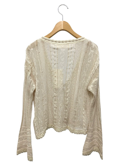 マメクロゴウチ Traditional Curtain Lace Knitted Cardigan MM21SS-KN030 カーディガン 2 ベージュ 21SS ITSY1551HA1I 【SALE】