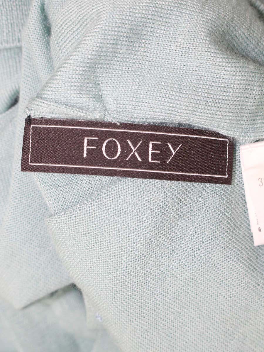 フォクシーブティック Cardigan Mist 39195 カーディガン 40 グリーン ITC92LJLJ0V5