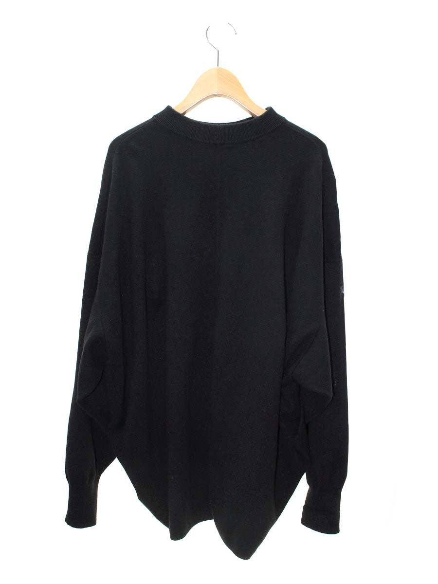 アドーア コットンカシミヤトレーナー 531-1270009 38 ブラック ITRXMOI07SF0