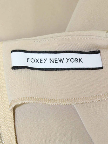 フォクシーニューヨーク Skirt Irips Flare 36424 スカート 38 オークル 2021年増産品 IT5E871OJM5K