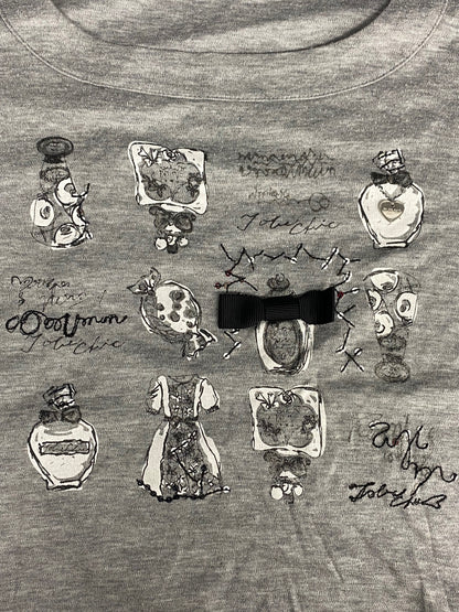 トゥービーシック W5P81-202-08 Tシャツ 2 グレー カットソー プリント IT51IULAV9BS 【SALE】