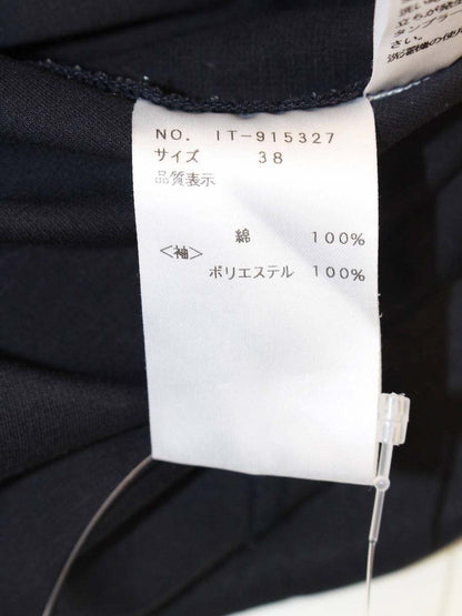 エムズグレイシー 915327 Tシャツ カットソー 38 ブラックネイビー リボン ITNJS70TX71Y