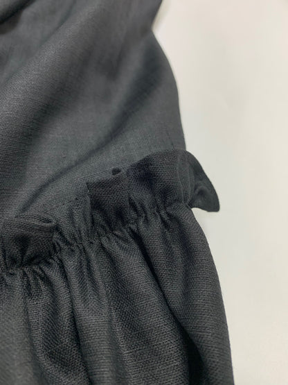アディアム Ruched Dress 42448 ワンピース S ブラック フリル IT2TTXOADWR0
