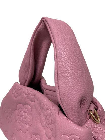 エムズグレイシー フラワー刺繍入りワンハンドルバッグ 494501 ピンク ITPIE19MXD7C