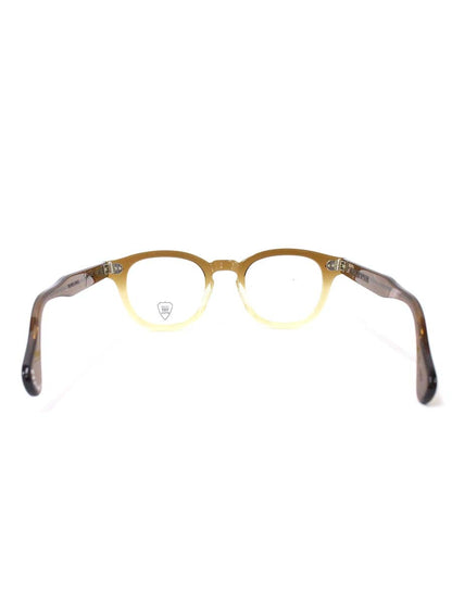 ジュリアスタートオプティカル PL-202P メガネ クリアブラウン セルフレーム フルリム ウェリントン ITI3QEV3OHDO