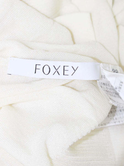 フォクシーブティック Sheer V 42126 カーディガン 38 アイボリー IT05NYAZZSCW
