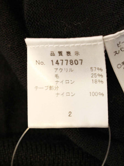 ギャラリービスコンティ 1477807 カーディガン 2 ブラック リボン パール ITAM89LFCTCO