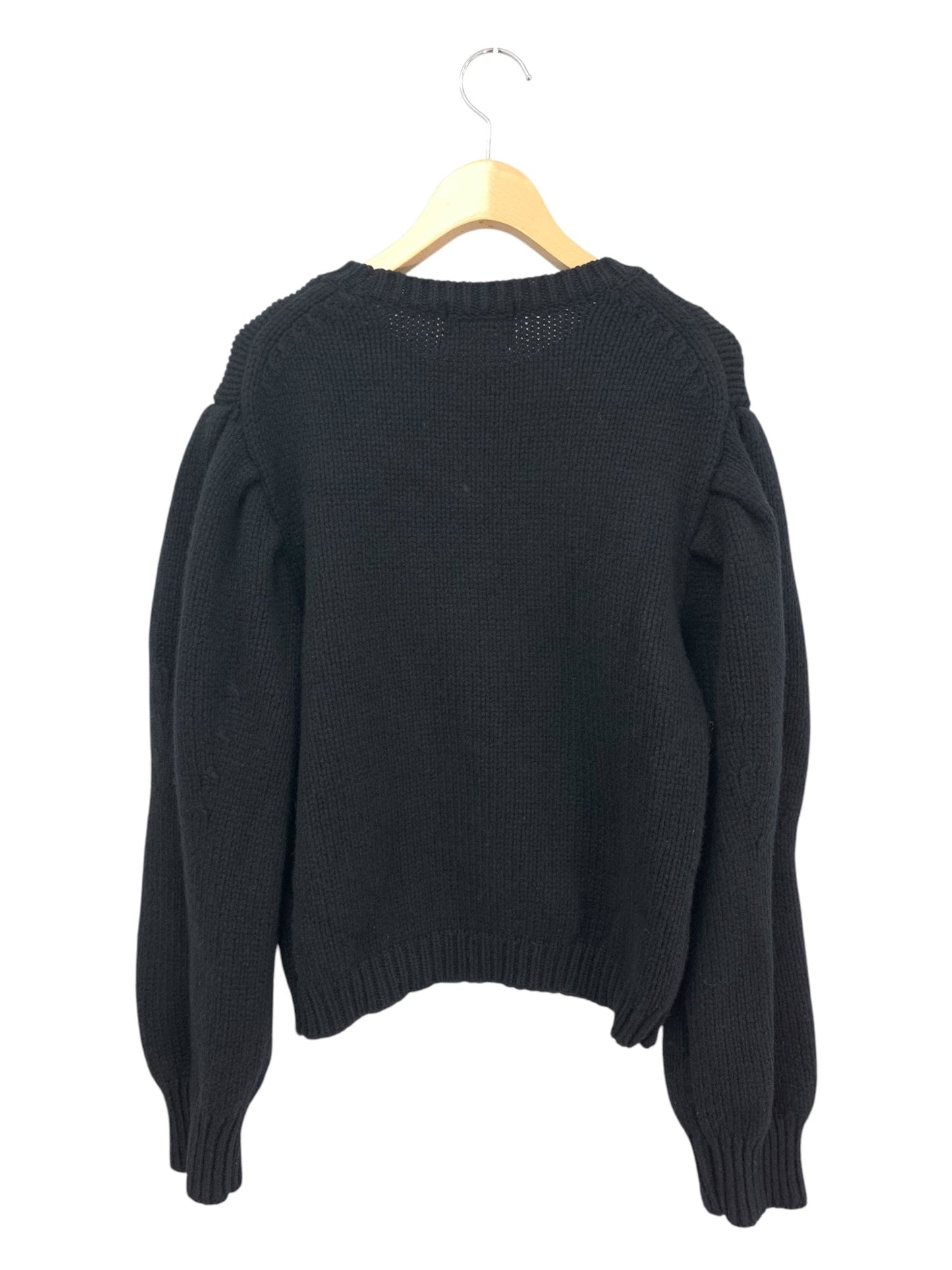 オーガ OHGA-1091 ニット Ｆ ブラック ウール IT9XAVGFF7VK