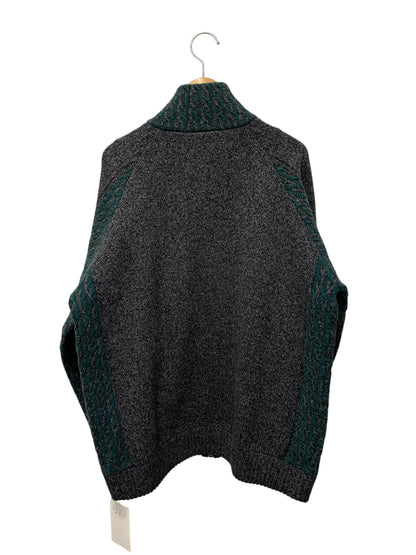ラコステ AHO13S カーディガン 4 グレー ジップ 厚手 IT3K3T465F4Q
